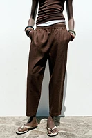 PANTALON BOUFFANT AVEC LIN
