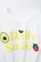T-SHIRT À IMPRIMÉS EN CROCHET