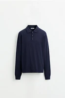 KNIT COTTON POLO SHIRT