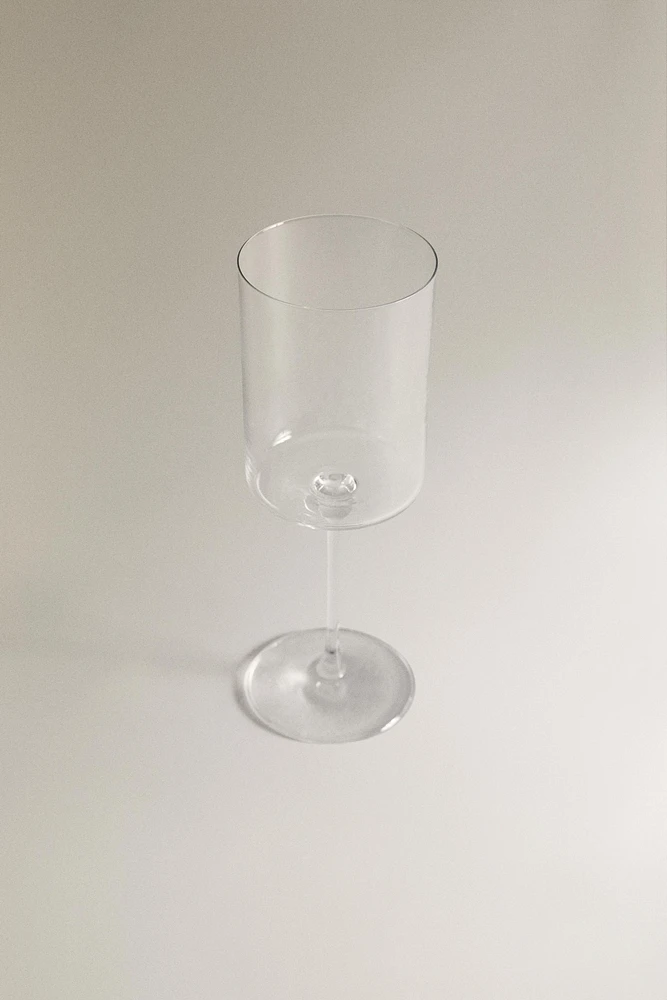 VERRE À VIN DROIT CRISTALLIN