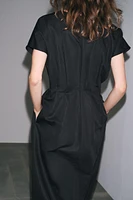ZW COLLECTION PLEATED MIDI DRESS