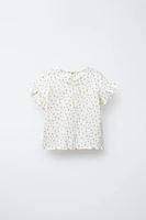FLORAL PRINT T-SHIRT