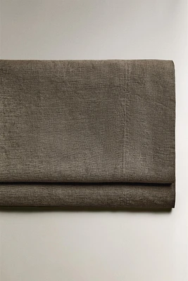 (140 GXM²) WASHED LINEN FLAT SHEET