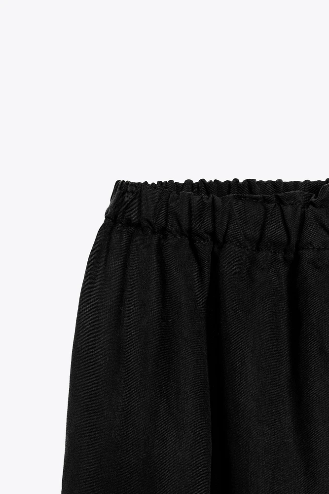 COMBINED KNIT MIDI SKIRT