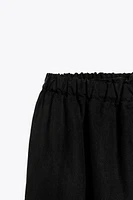 COMBINED KNIT MIDI SKIRT