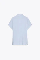 KNOTTED SHORT SLEEVE SHIRT