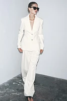 ZW COLLECTION BUTTONED DENIM BLAZER