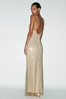 ROBE LONGUE STRASS
