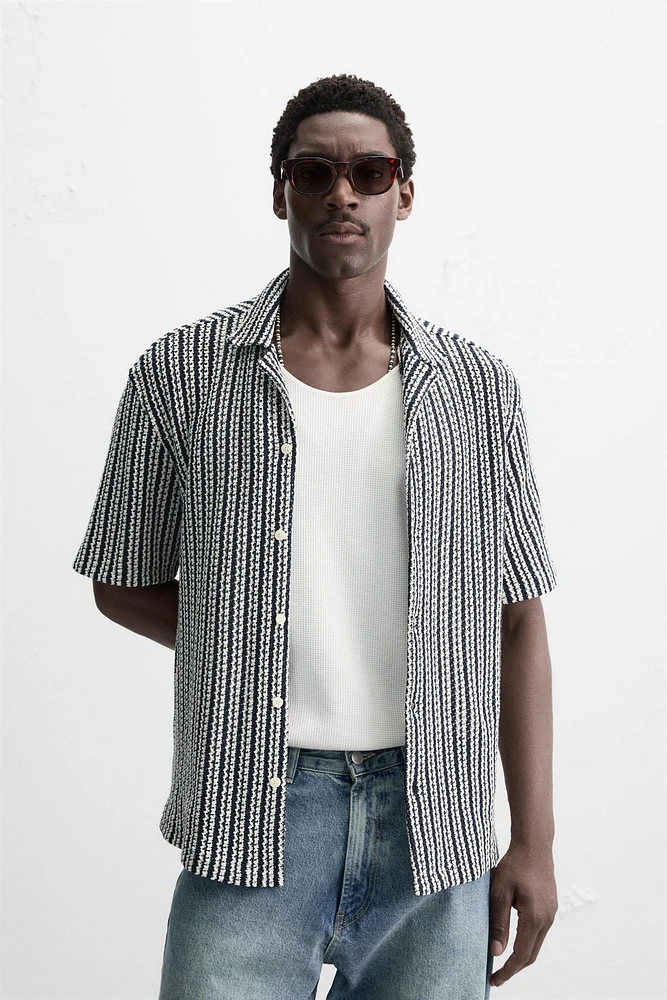 CHEMISE STRUCTURÉE OUVERTE