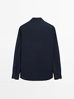 Chemise slim 100 % lin