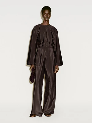 Chemise satinée fendue - Limited Edition
