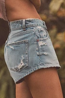 SHORT MINI EN JEAN TRF TAILLE NORMALE