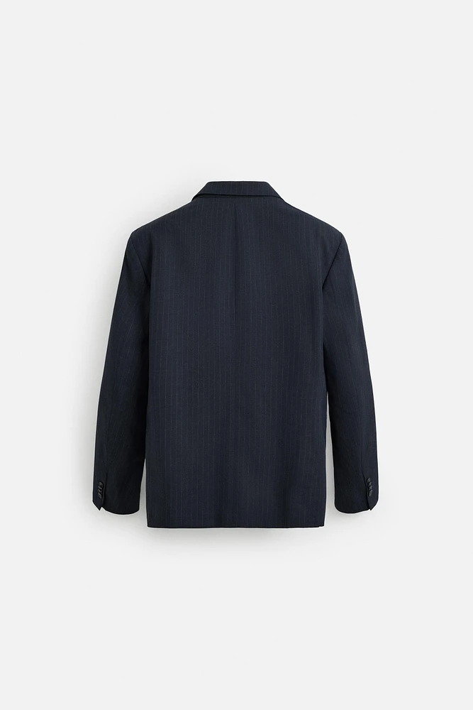 PINSTRIPE SUIT BLAZER