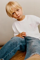 T-SHIRT À POCHE BRODÉE