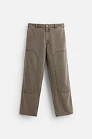 RELAXED FIT STUDDED PANTS