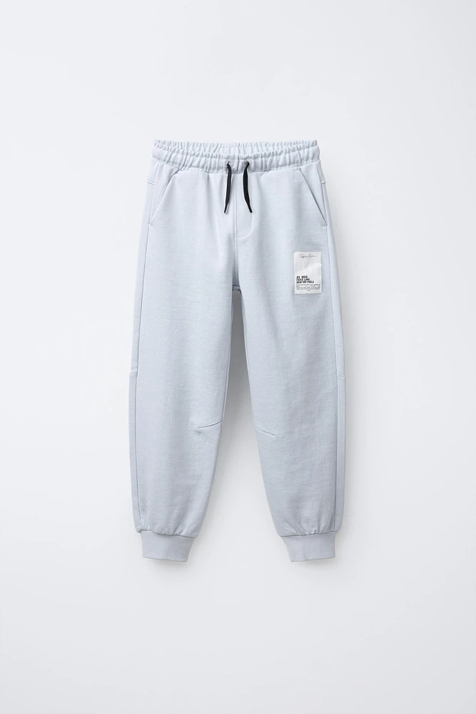 LABEL JOGGER PANTS