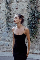 STRETCH MIDI DRESS