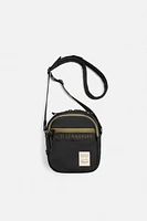 CONTRAST TECHNICAL CROSSBODY BAG