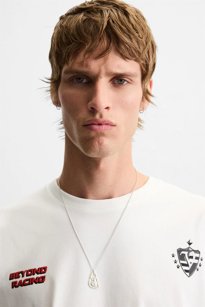 T-SHIRT IMPRIMÉ RACING