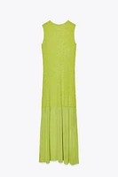 COMBINATION KNIT DRESS