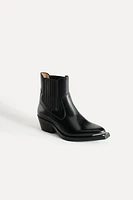 POINTED-TOE LEATH ANKLE BOOTS 50TH ANNIVERSARY