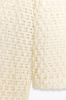 CROCHET LONG SLEEVE TOP