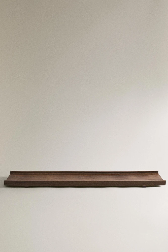 WOODEN BATH TRAY STAND