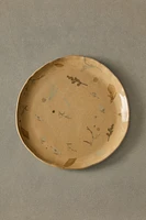 STONEWARE DINNER PLATE WITH DESIGNS