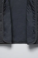 PADDED FINE-WALE CORDUROY VEST