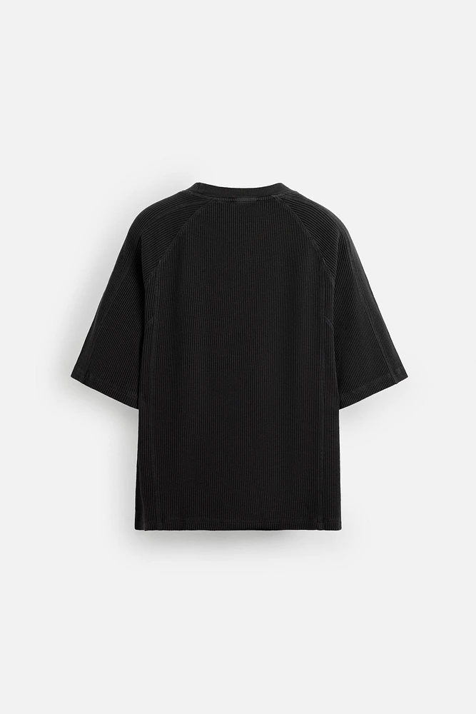 STRUCTURED WASHED T-SHIRT
