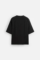 STRUCTURED WASHED T-SHIRT