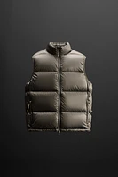 100% FEATHER FILL PUFFER VEST