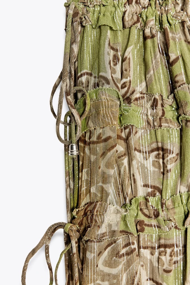 ZW COLLECTION PRINTED SKIRT