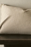 TEXTURED COTTON THROW PILLOW COVER