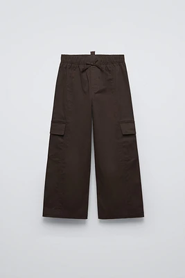 WIDE LEG POCKET PANTS