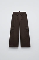 WIDE LEG POCKET PANTS