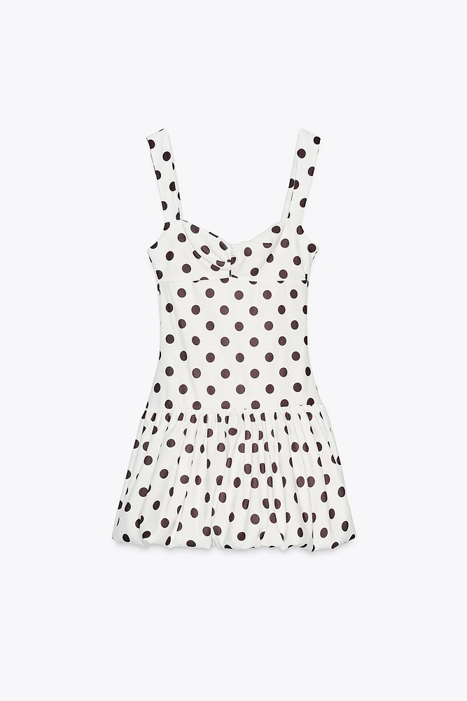 POLKA DOT BALLOON DRESS