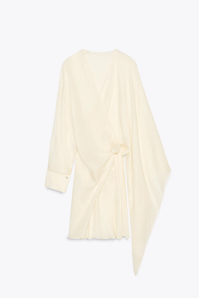 CHEMISE CAPE À NŒUD ZW COLLECTION