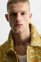 TEXTURED JACQUARD JACKET