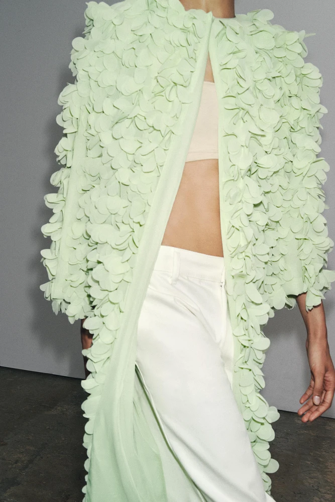 MANTEAU PÉTALES
