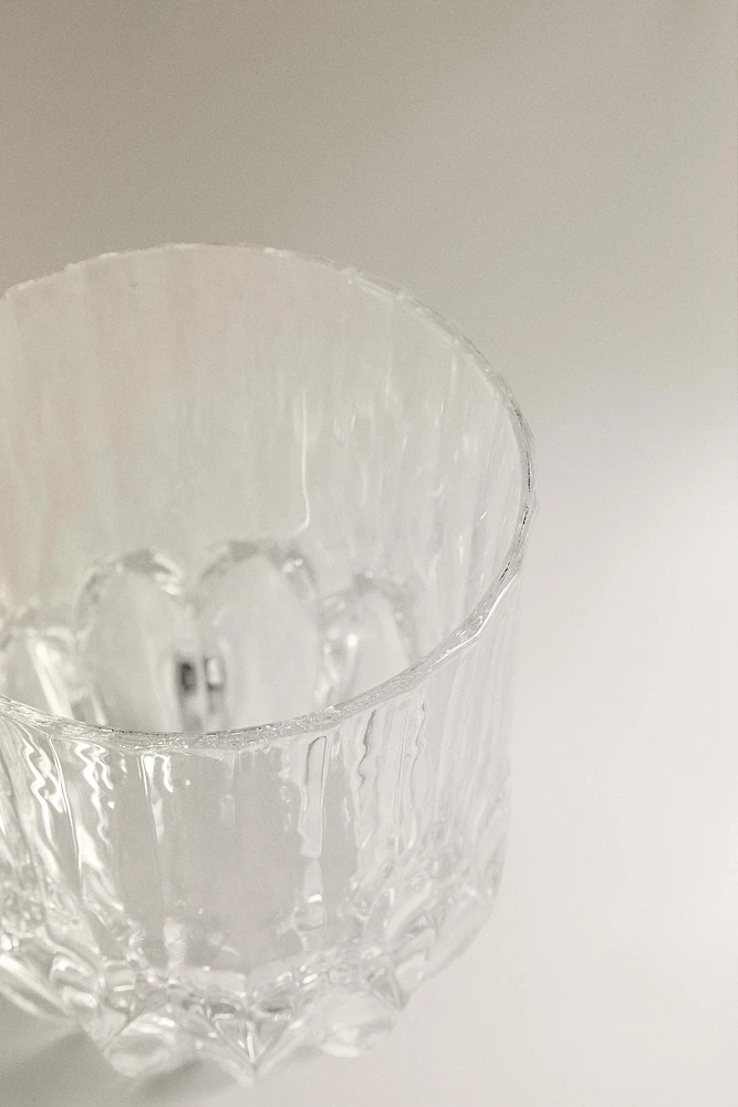 VERRE TAILLÉ CRISTALLIN