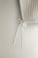 BONNET ENFANT COTON ET SOIE