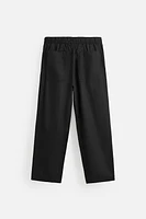 RELAXED FIT COTTON LINEN PANTS