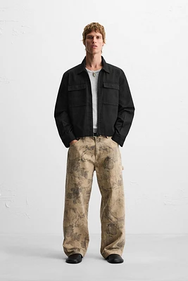 REGULAR FIT ZIPPER OVERSHIRT