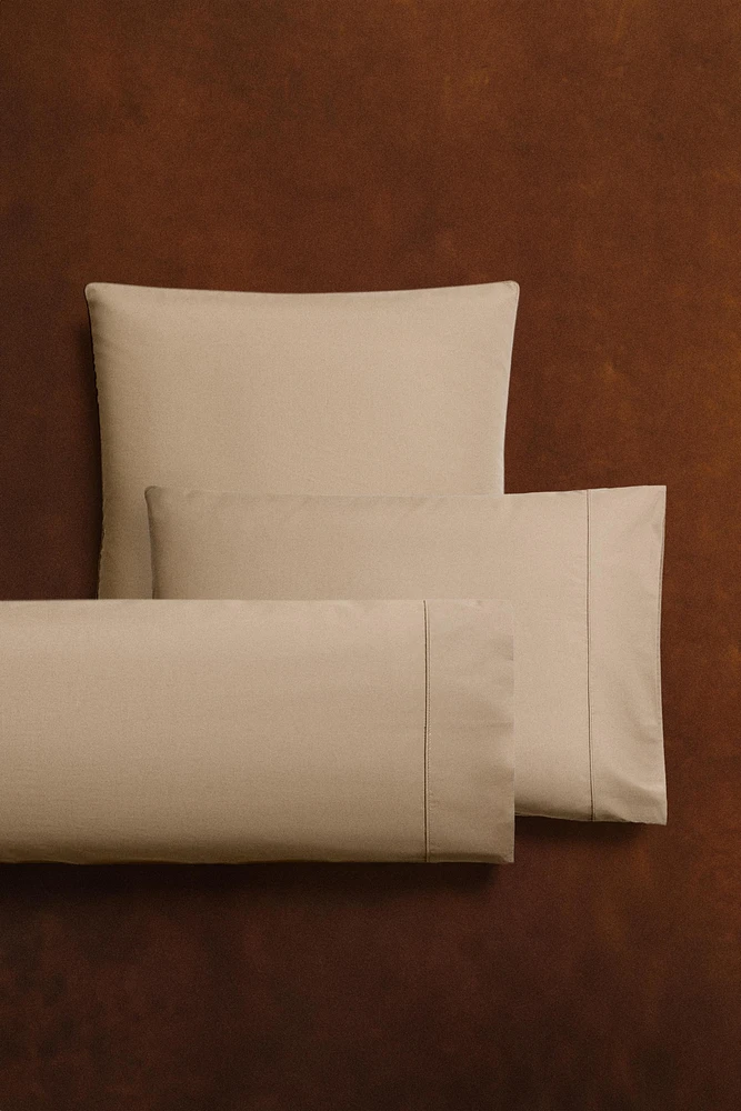 TAIE D’OREILLER PERCALE DE COTON ( FILS