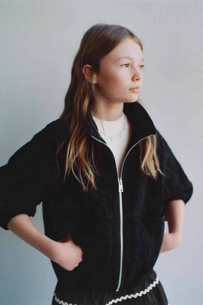 SWISS EMBROIDERED JACKET