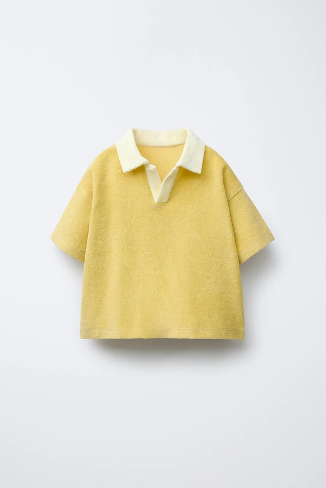 POLO SERVIETTE COL EN CONTRASTE
