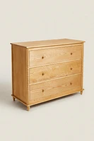 WOODEN CHEST OF DRAWERS