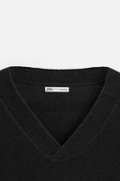 WOOL V-NECK SWEATER