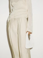 Trousers with dart detail - Limited Edition